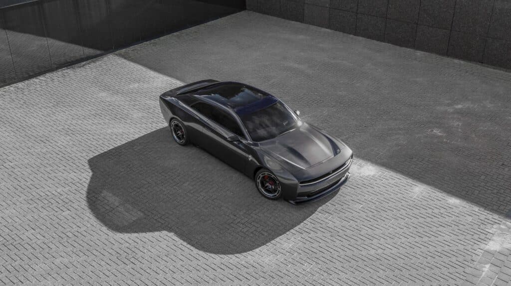 Dodge Charger Daytona SRT Concept fronts 3-4 high angle REL