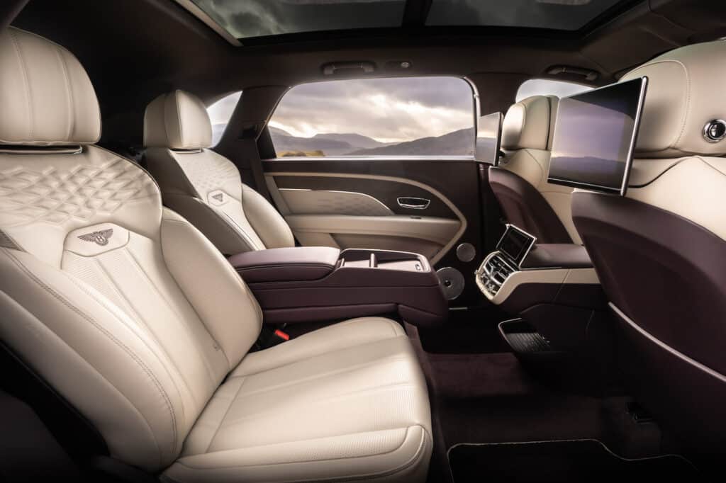 2023 Bentley Bentayga EWB rear seats REL