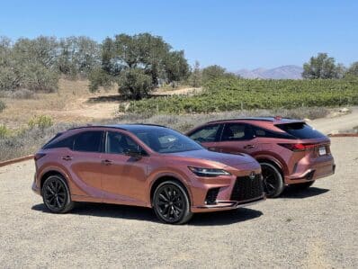 2023 Lexus RX 500h F Sport AWD - 2-shot front and rear