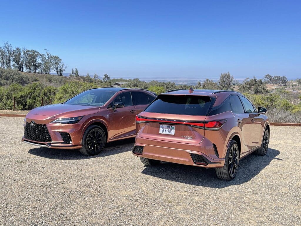 2023 Lexus RX 500h F Sport AWD - 2-shot front and rear v2