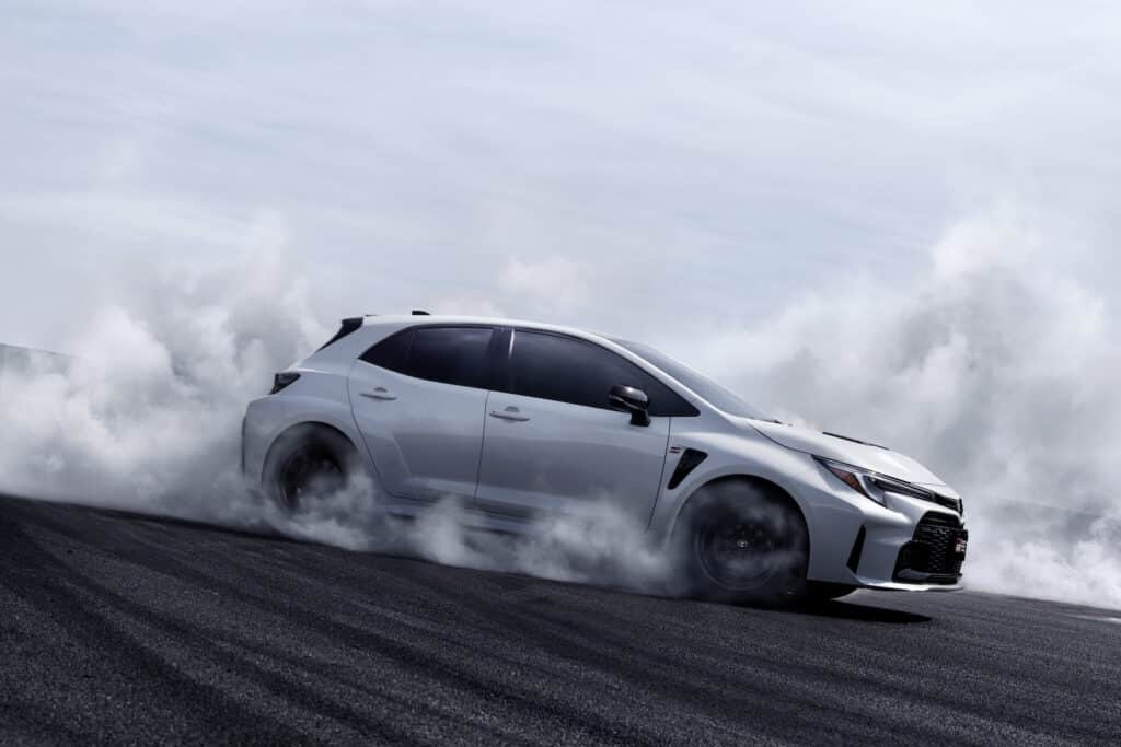 2023 Toyota GR Corolla Circuit Edition side skid REL