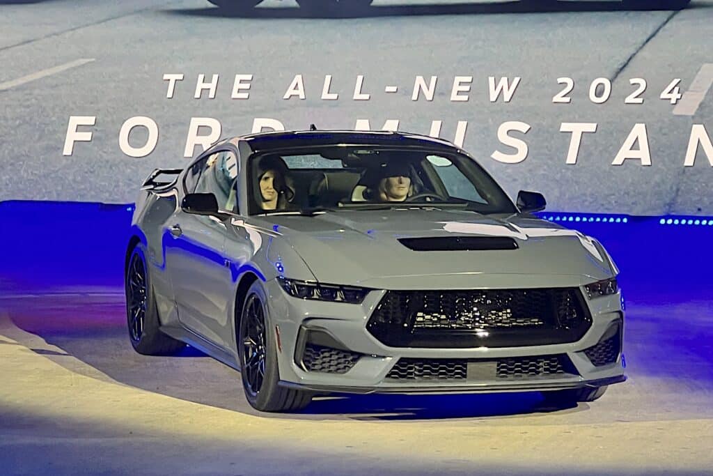 2024 Ford Mustang GT nose at NAIAS 2022