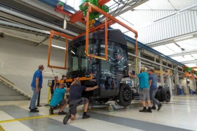 Volta cab placed on chassis 2022 REL