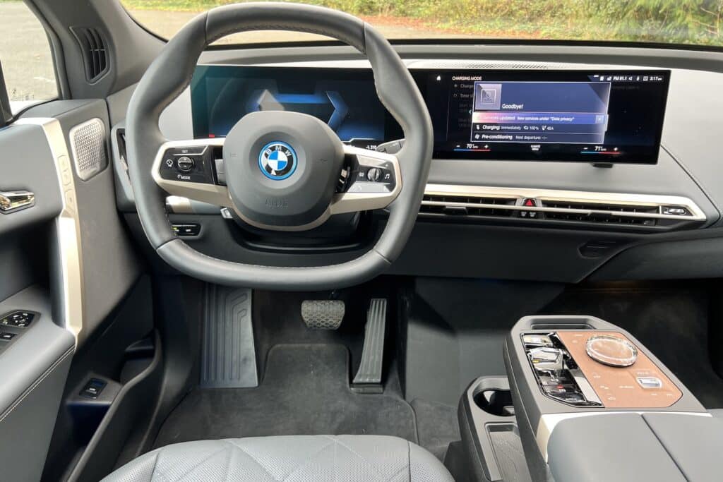 2023 BMW iX interior