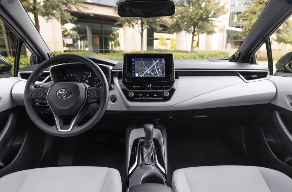 2023 Toyota Corolla Hatchback SE interior REL