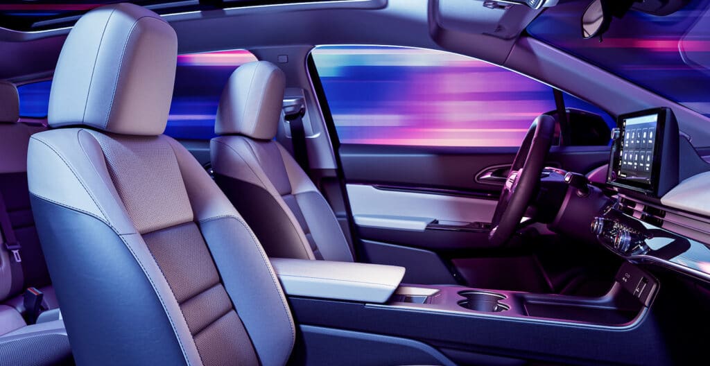 2024 Honda Prologue Styling Reveal front seats REL