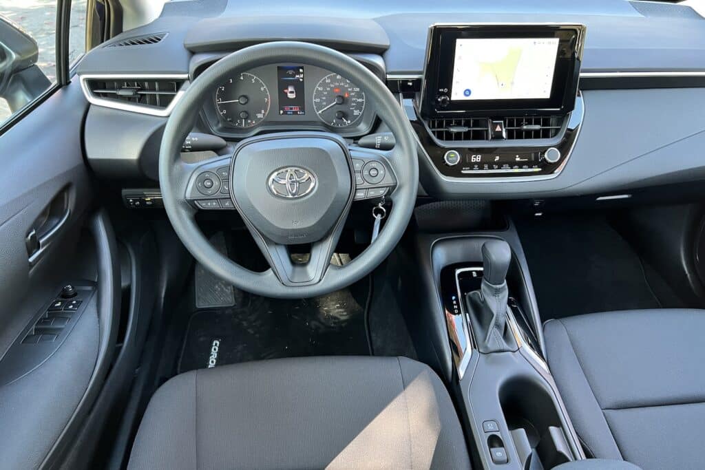 2023 Toyota Corolla Hybrid cockpit