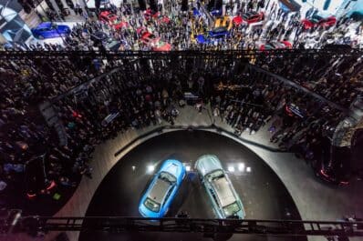 LA Auto Show 2019 overhead floor shot REL