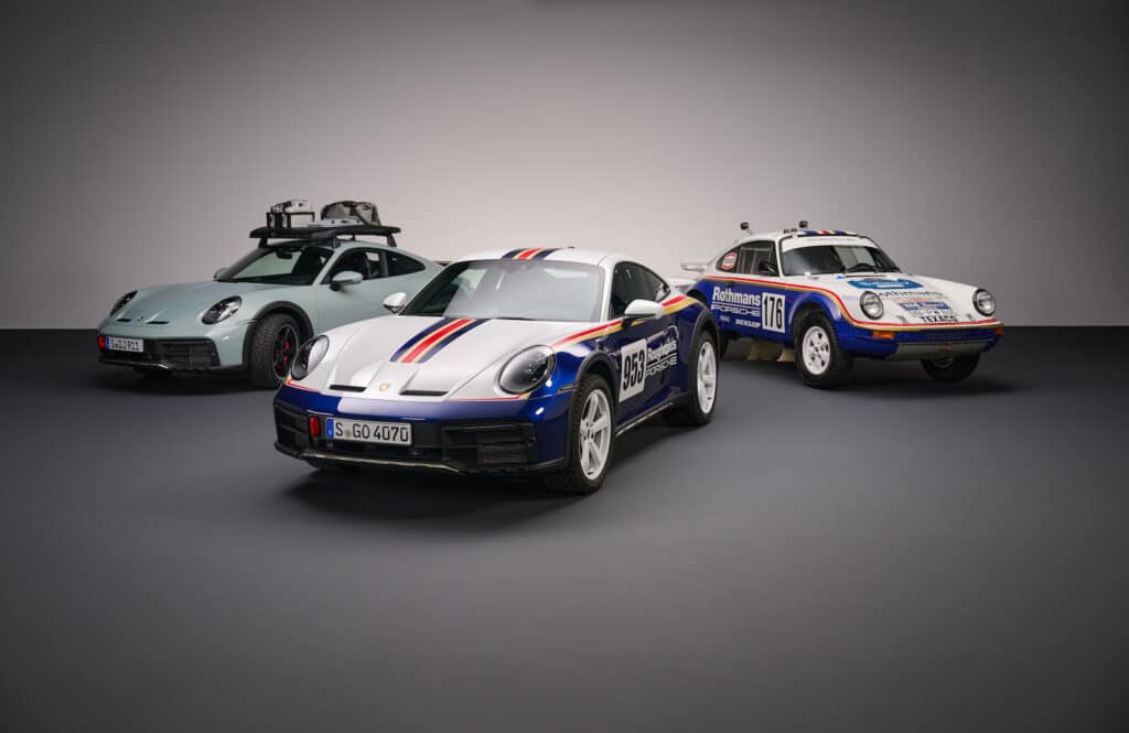Porsche 911 Dakar trio REL