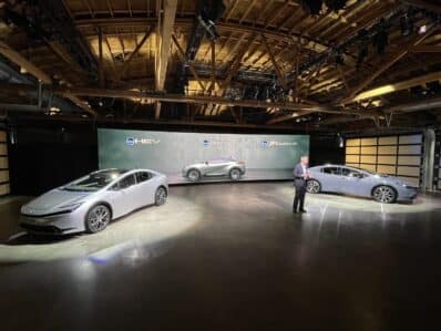 Toyota Prius debut LA Auto Show 2022