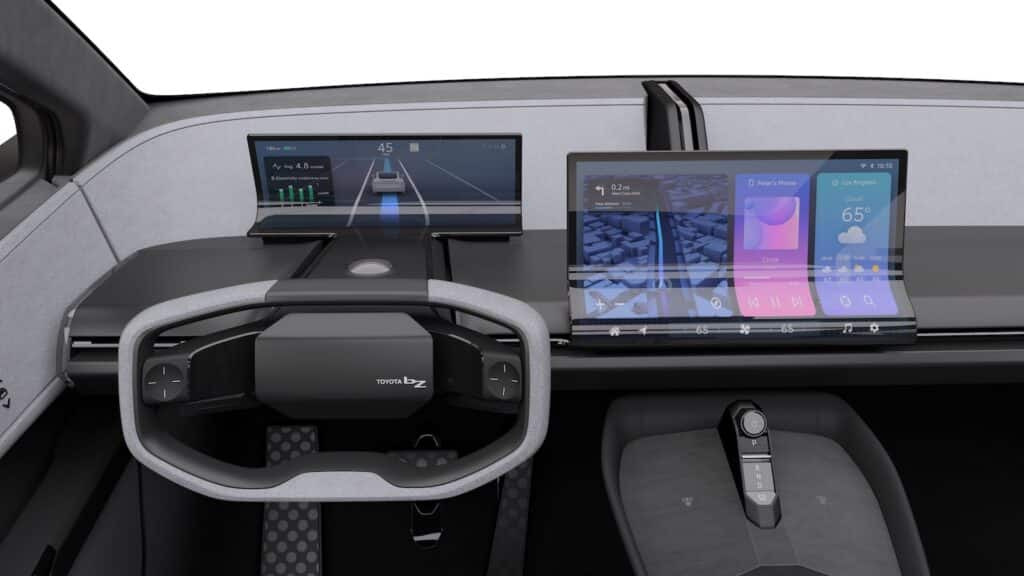 Toyota bZ Compact SUV Concept cockpit REL