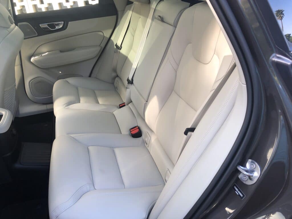 2022 Volvo XC60 Recharge rear seat