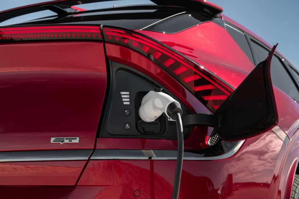2023 Kia EV6 GT charging port REL