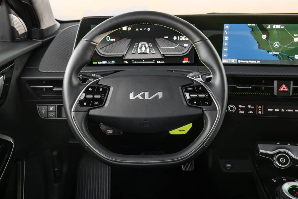 2023 Kia EV6 GT cockpit