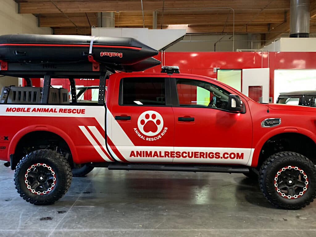 Animal Rescue Rigs pickup