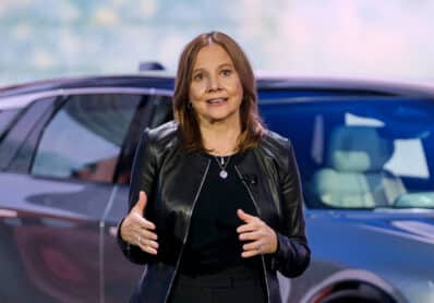 GM CEO Mary Barra speaking REL