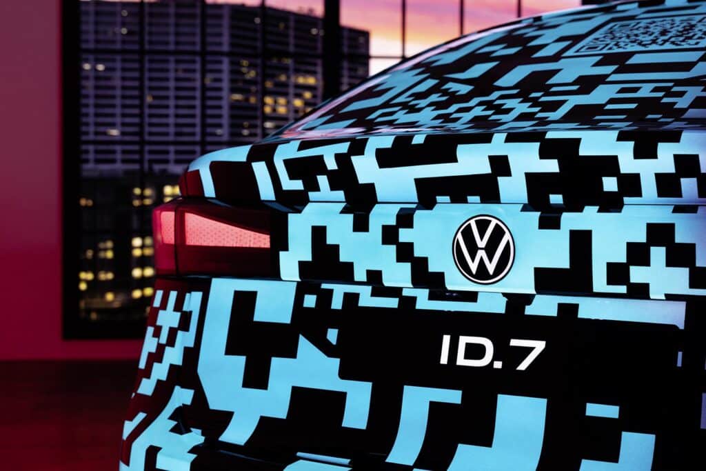 VW ID7 Prototype - Digital Camouflage Detail REL