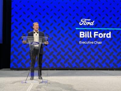 Bill Ford at MI EV battery plant event