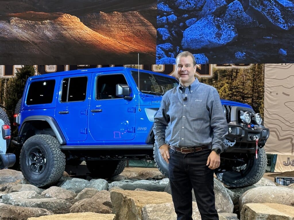 Jeep chief Morrison with Rubicon Chicago 2023