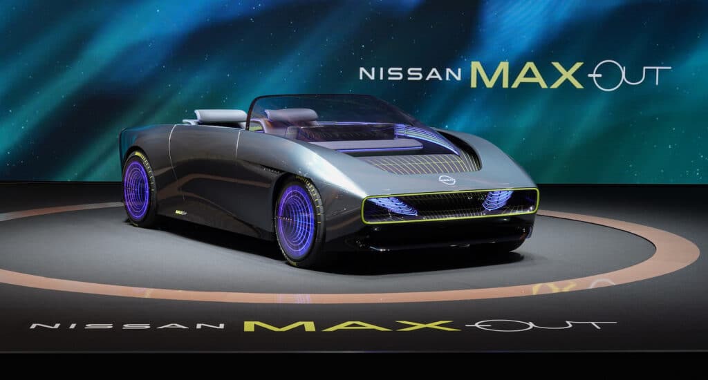 Nissan’s Virtual EV Convertible, the Max-Out Reappears in Sheet Metal Form