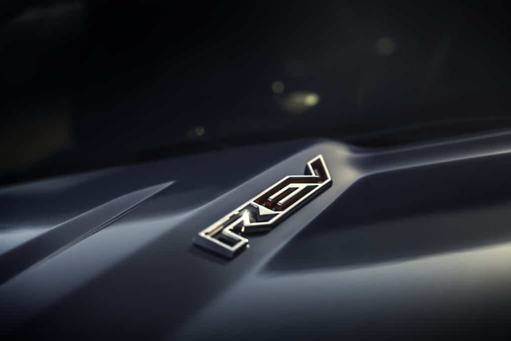 Ram 1500 REV hood badge REL