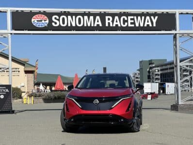 2023 Nissan Ariya at Sonoma Raceway