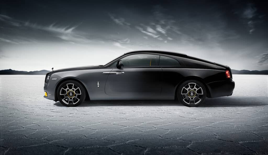 2023 Rolls-Royce Black Badge Wraith Black Arrow side REL