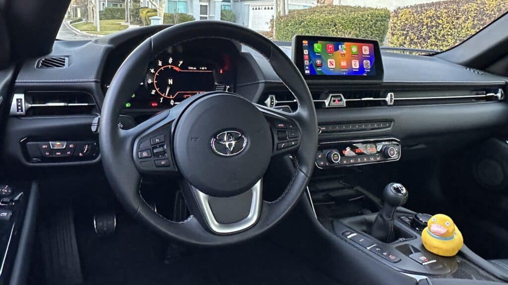 2023 Toyota GR Supra 3.0 manual cockpit
