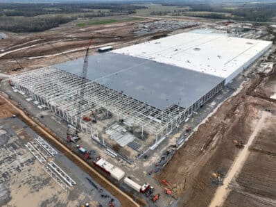 BlueOval City truck plant aerial March 2023 REL