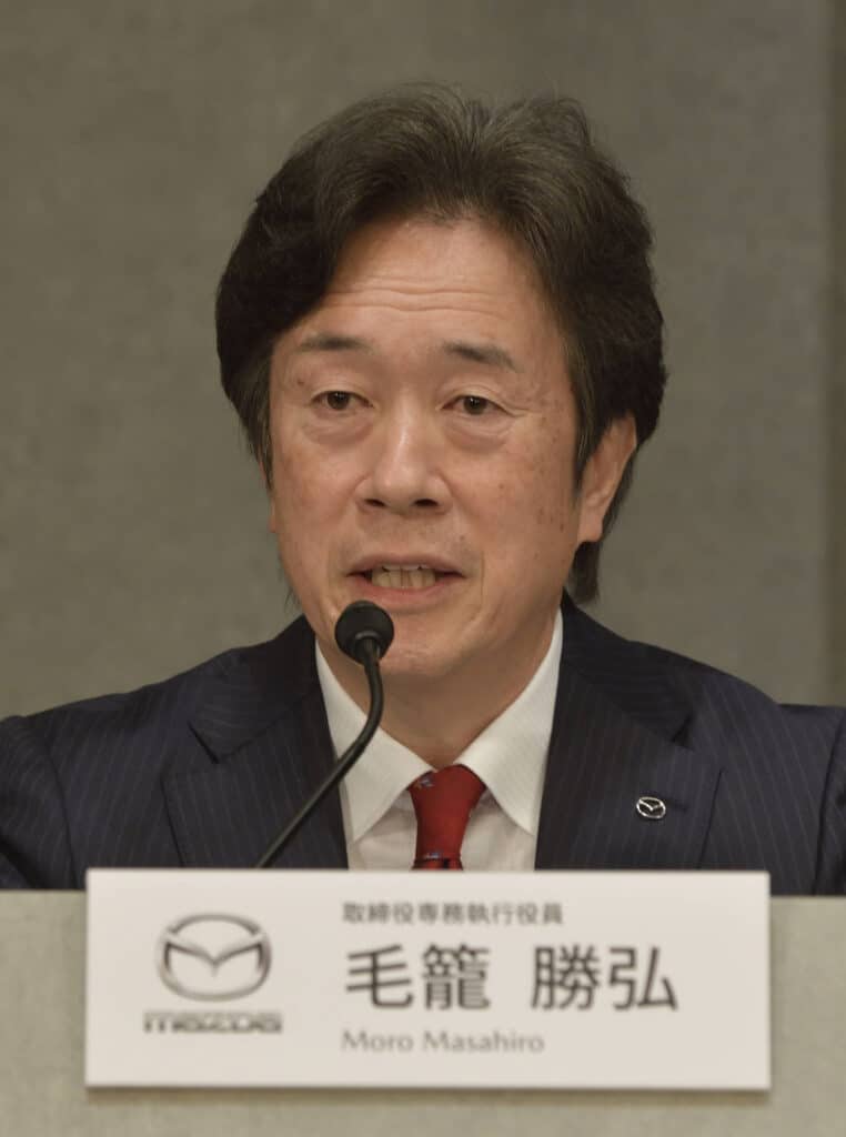 El nuevo CEO de Mazda Masahiro Moro vert REL
