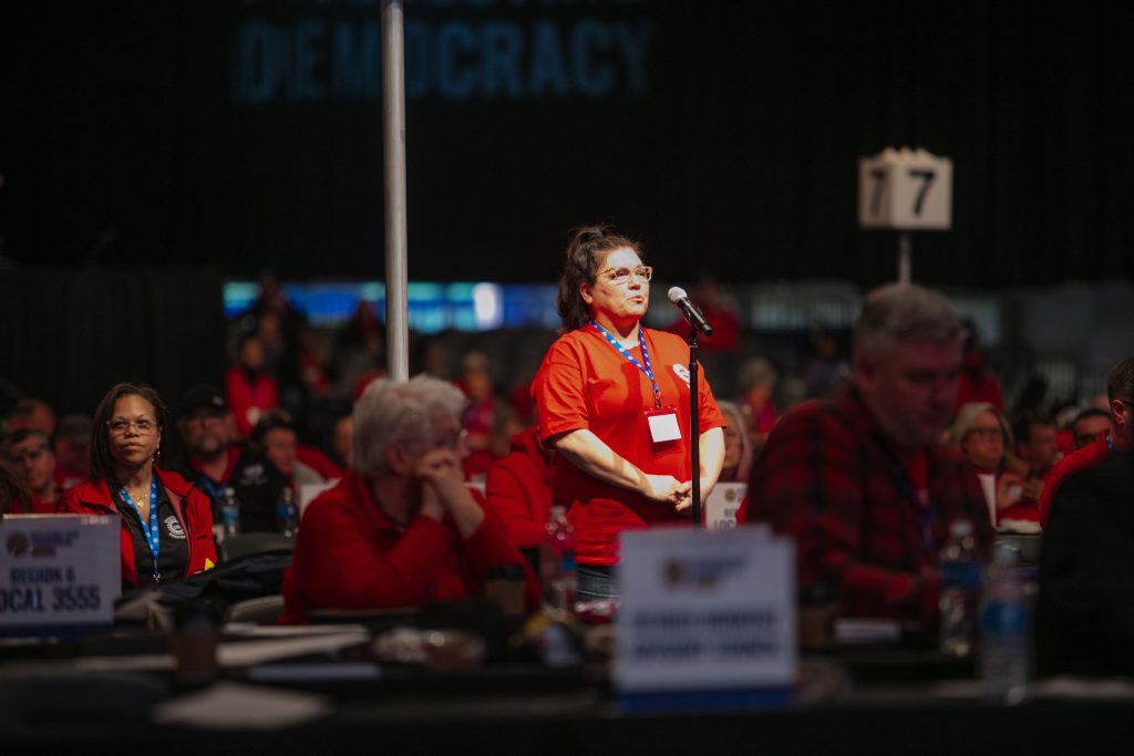 UAW member No. 2 at 2023 bargaining convention