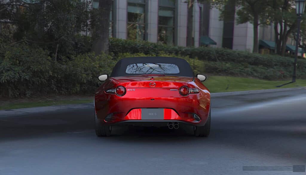 2023 Mazda Miata trunk