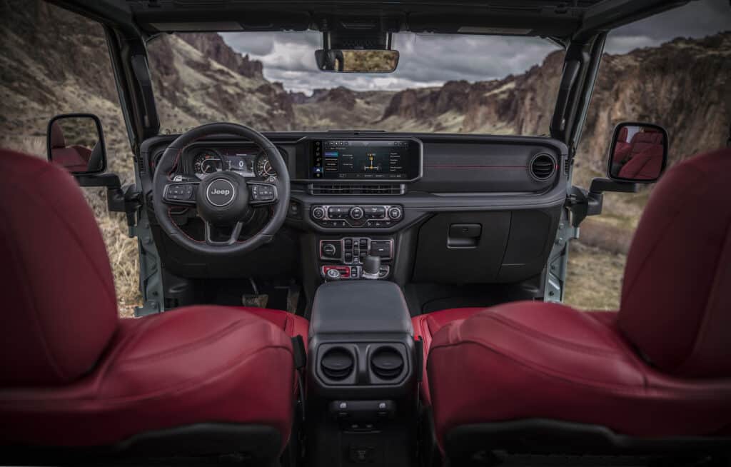 2024 Jeep Wrangler Rubicon interior REL