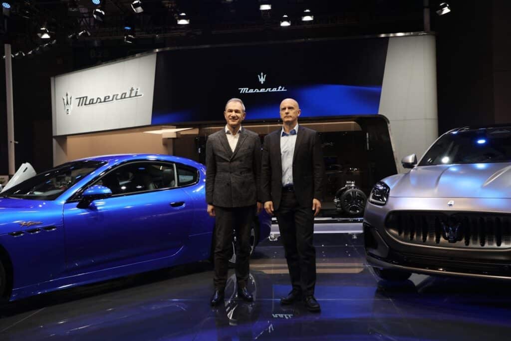 Maserati stand at Auto Shanghai 2023