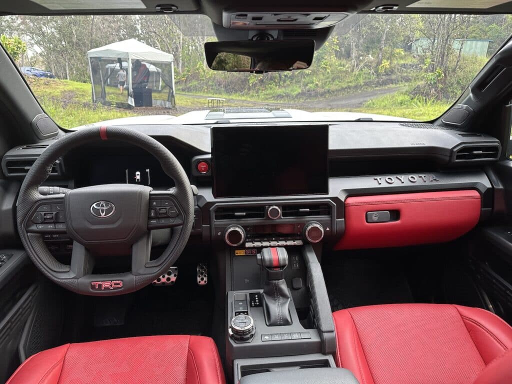2024 Toyota Tacoma TRD interior Hawaii