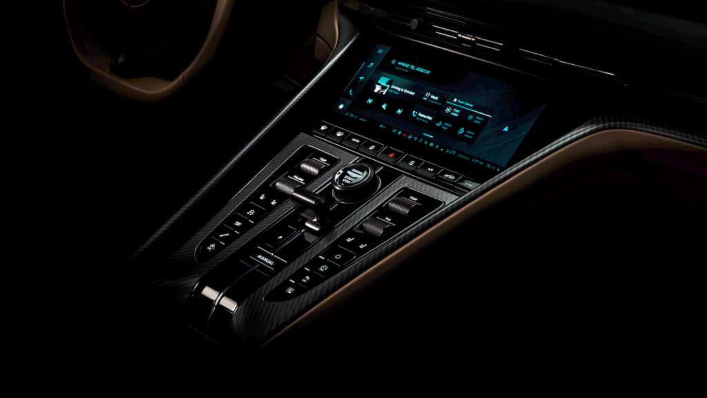 Aston Martin Grand is not Enough teaser center console REL