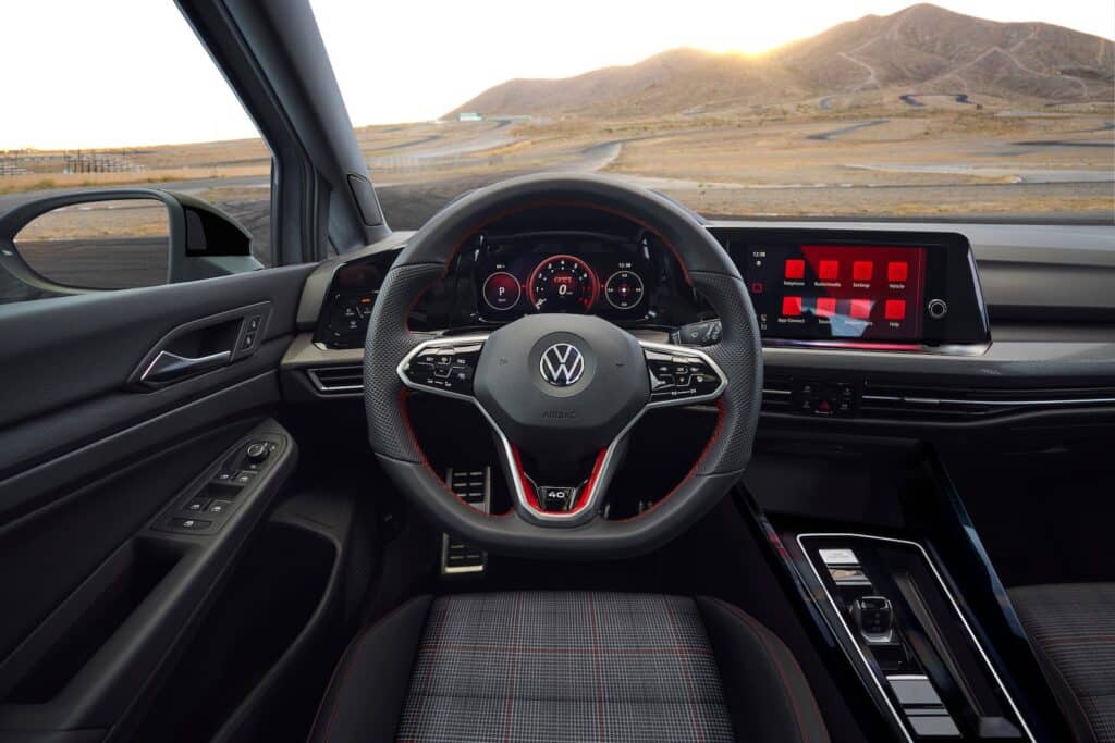 2023 Volkswagen Golf GTI interior REL