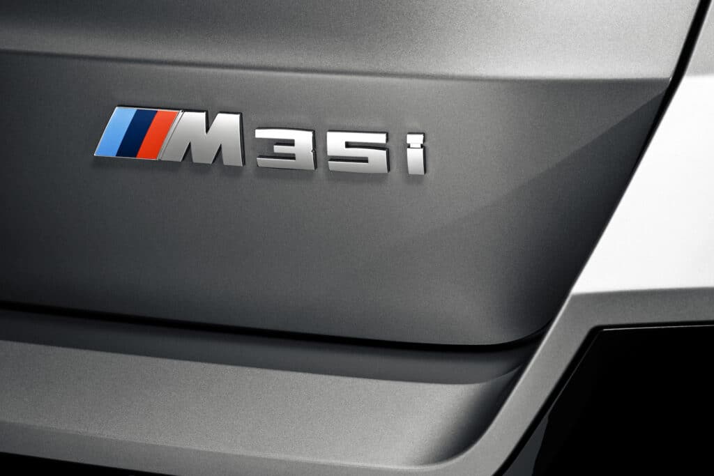 2024 BMW X1 M35i xDrive badge REL