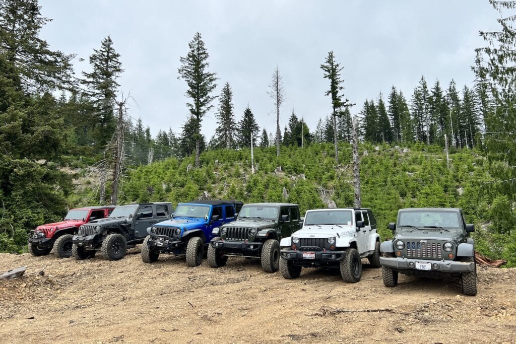 JJ23 Jeep line-up at the ready