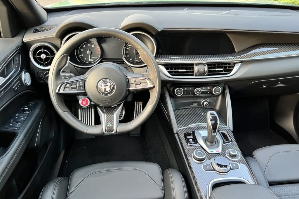 2023 Alfa Romeo Stelvio Quadrifoglio interior