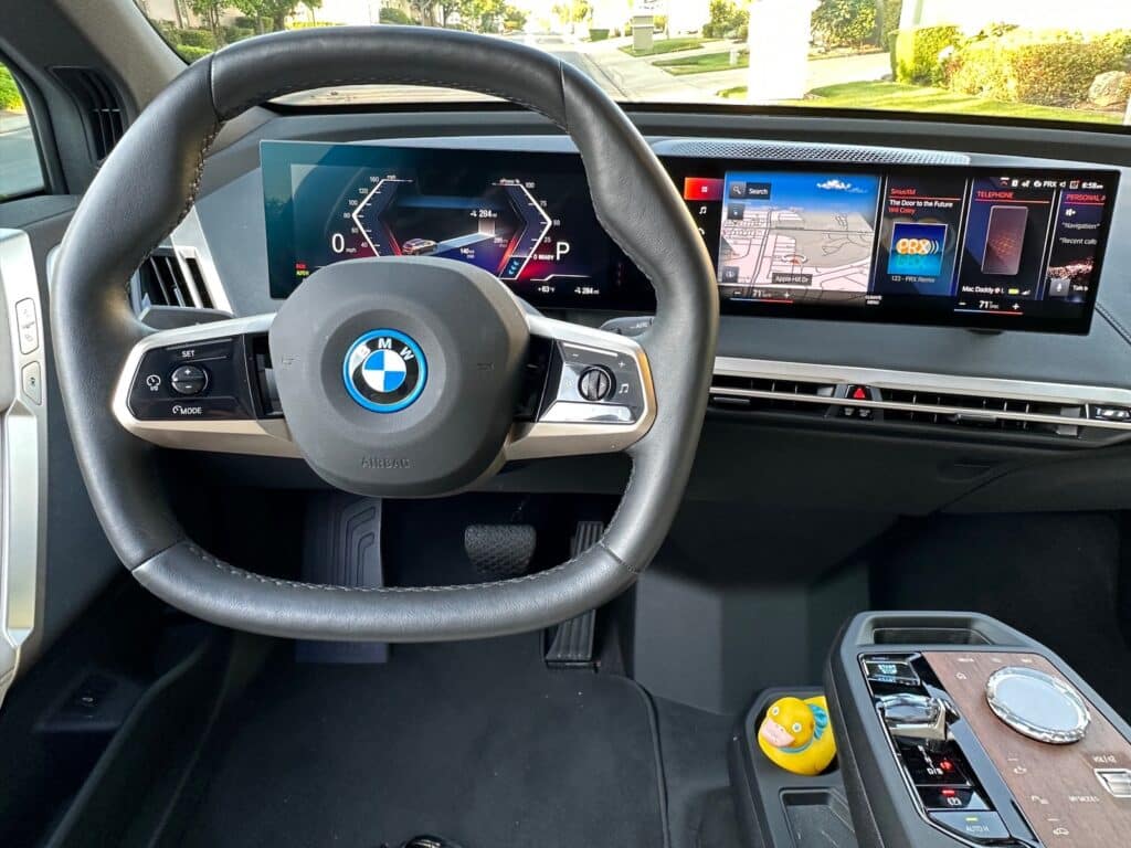 2023 BMW iX M60 cockpit