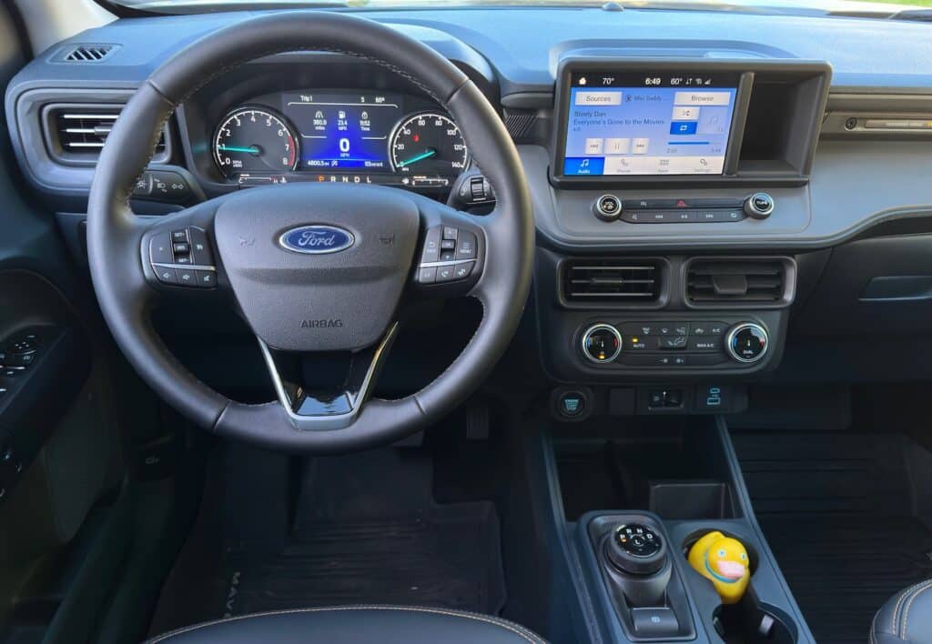 2023 Ford Maverick Tremor cockpit
