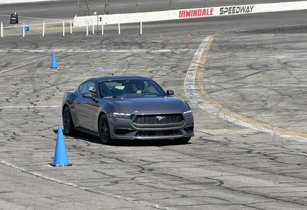 2024 Ford Mustang EcoBoost - on Autocross circuit