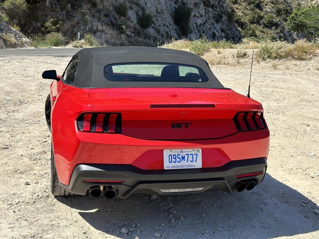 2024 Ford Mustang GT - rear red
