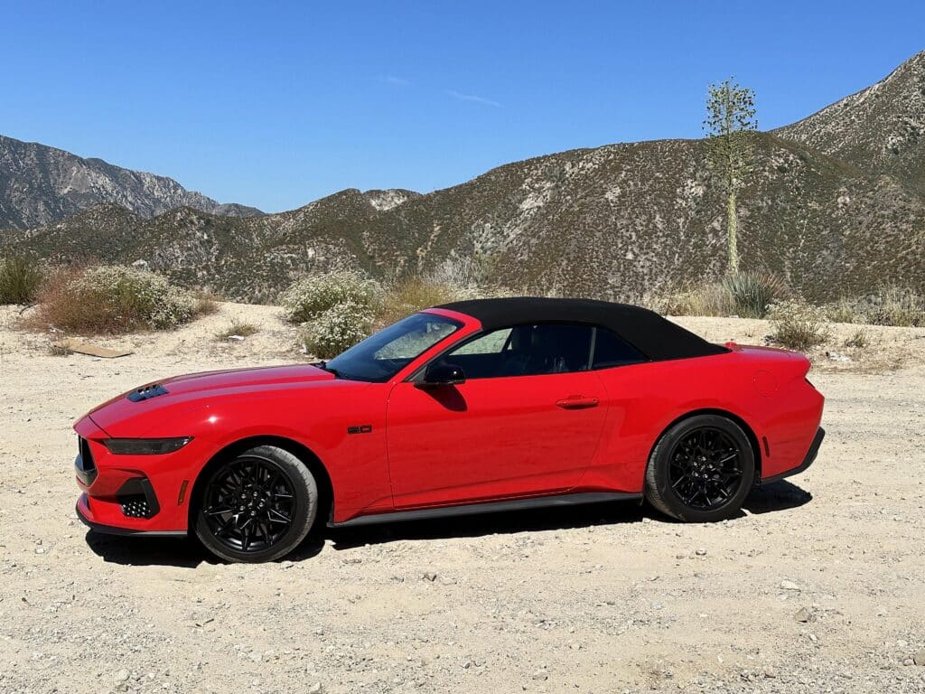 2024 Ford Mustang GT - side red