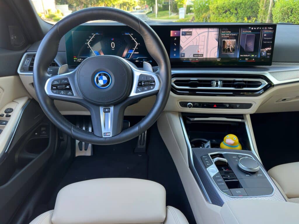 2023 BMW 330e interior