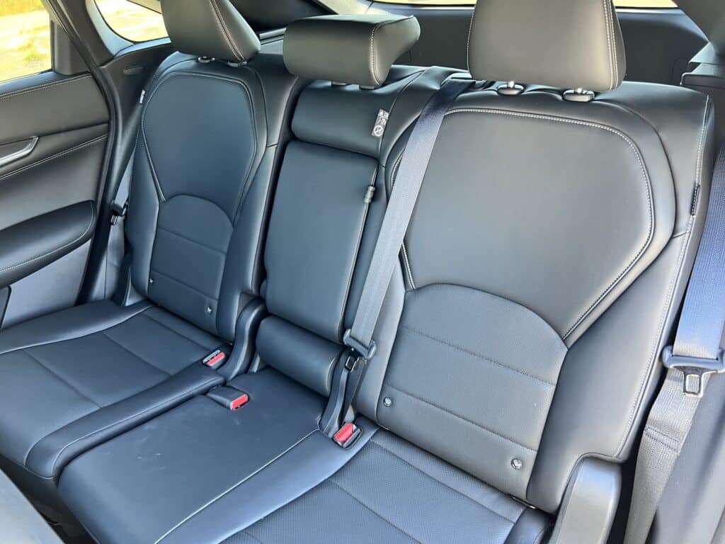 2023 Infiniti QX55 rear seats
