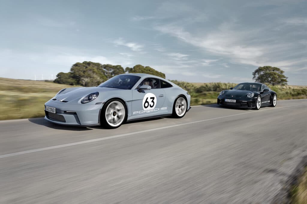2023 Porsche 911 S:T Heritage and S:T driving REL