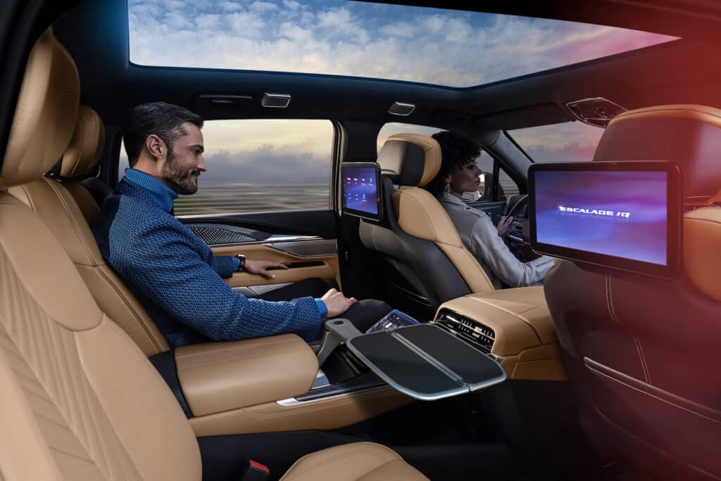 2025 Cadillac Escalade IQ rear seats REL
