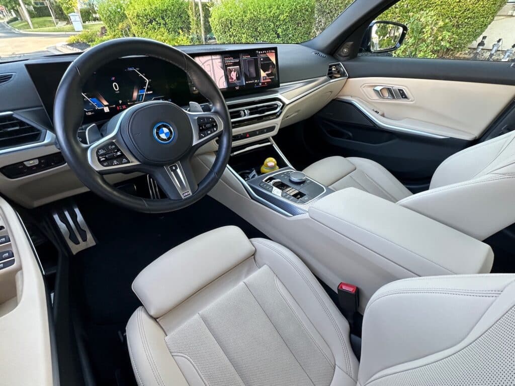 2032 BMW 330e xDrive cockpit